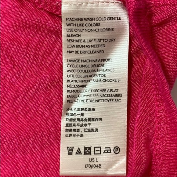 NWT Free People Take The Plunge Tank Pink Large - Picture 10 of 13